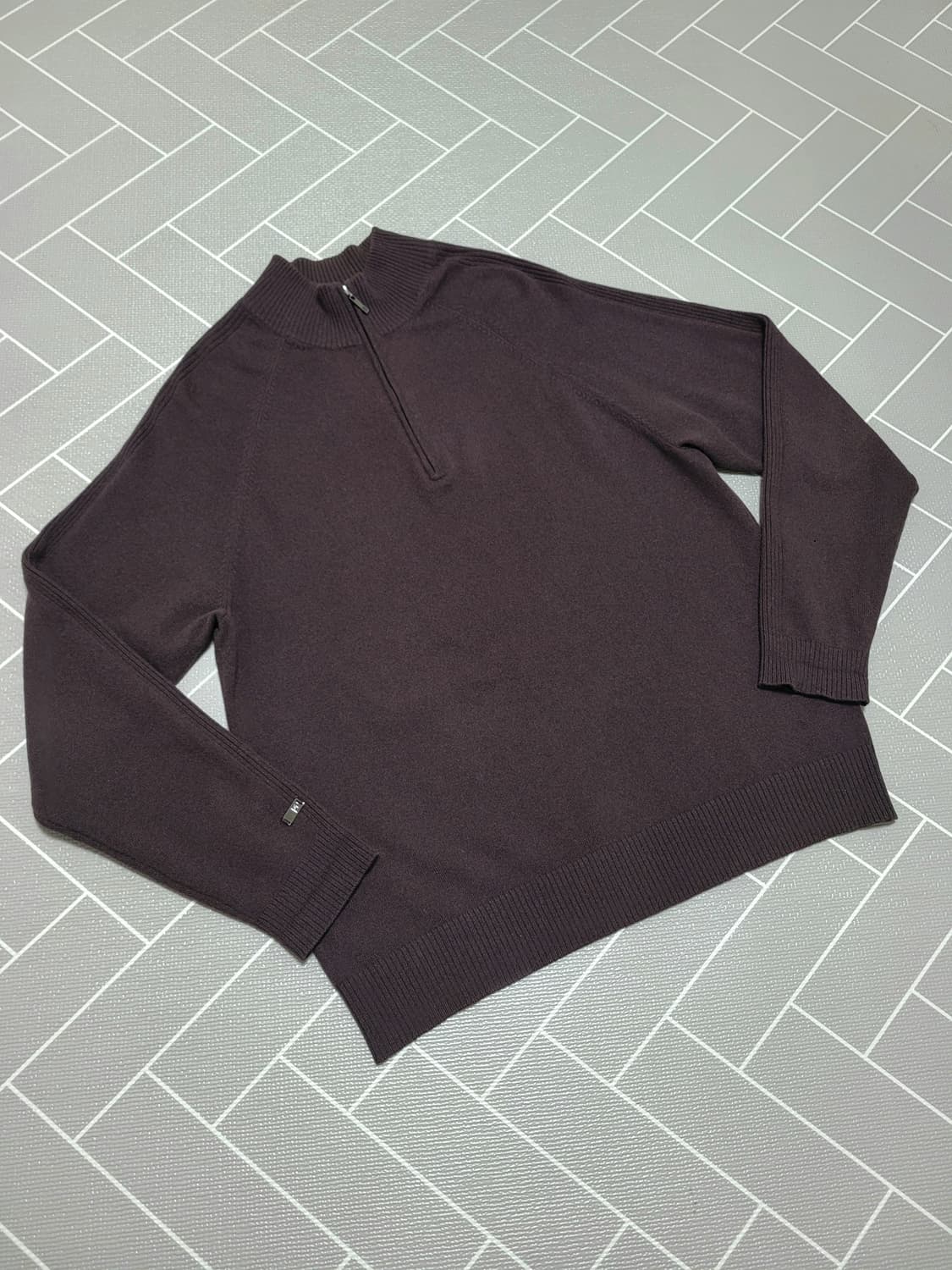 나이키 타이거우즈 골프 캐시미어 하프 집업 니트 XL 상품이미지1