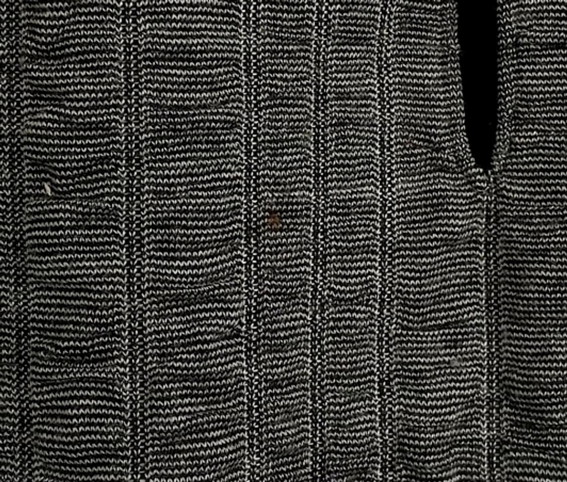 Round collar patterned crop pu 상품이미지10