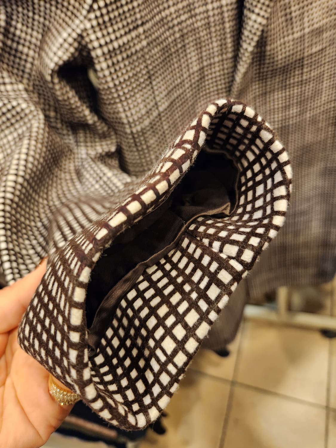 코스 체크 패턴 코트 새제품  상품이미지4