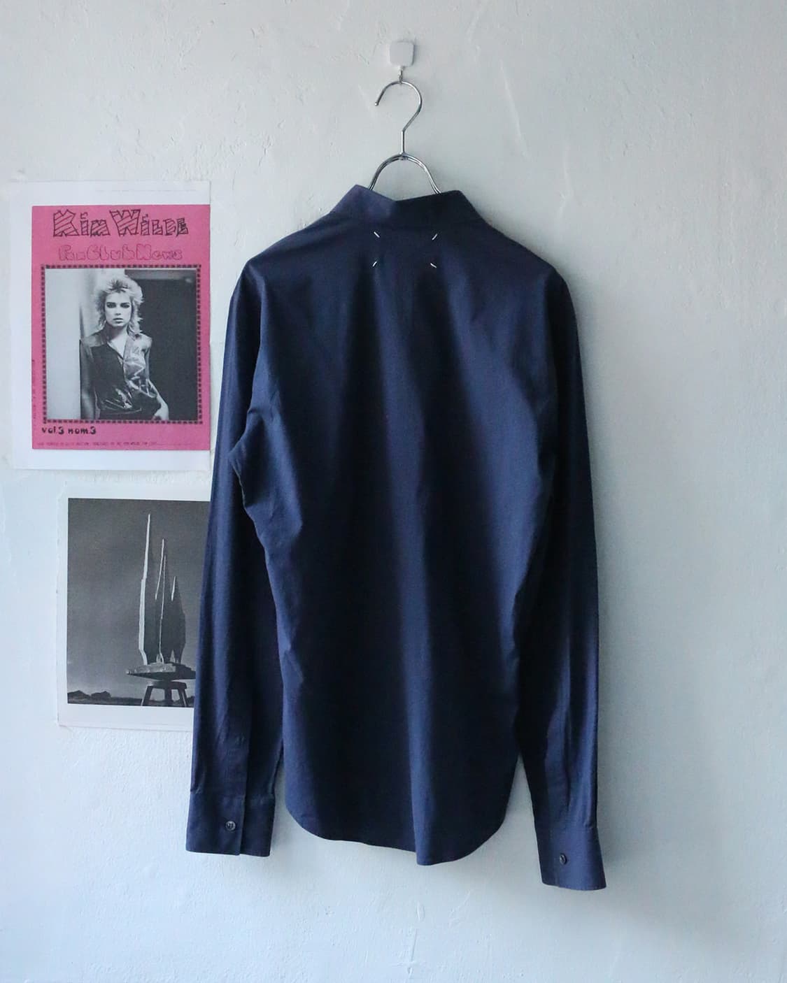 메종 마르지엘라 네이비 코튼 셔츠 상품이미지1