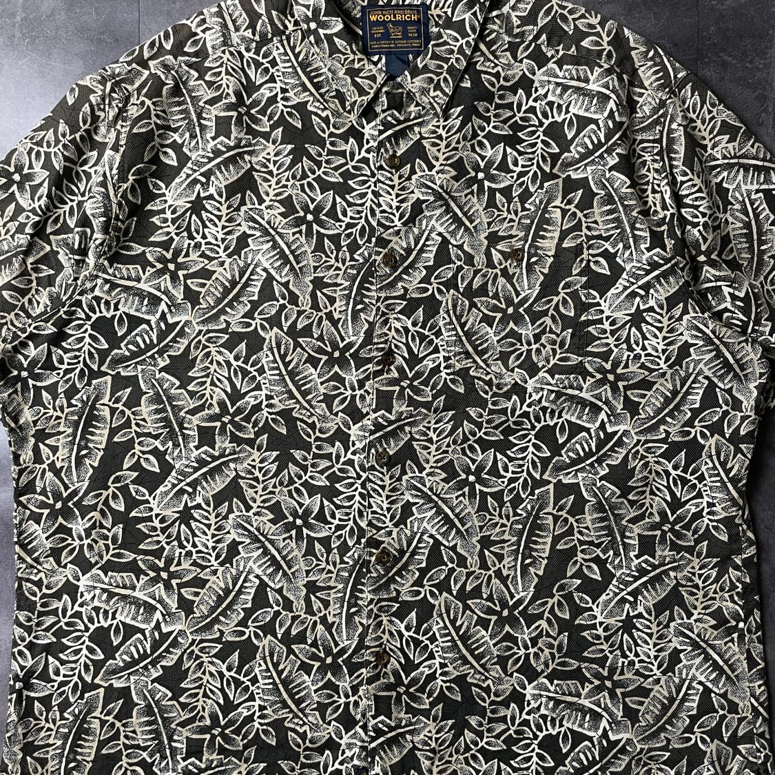 WOOLRICH 울리치 빈티지 트로피컬 반팔 셔츠 A00792 상품이미지3