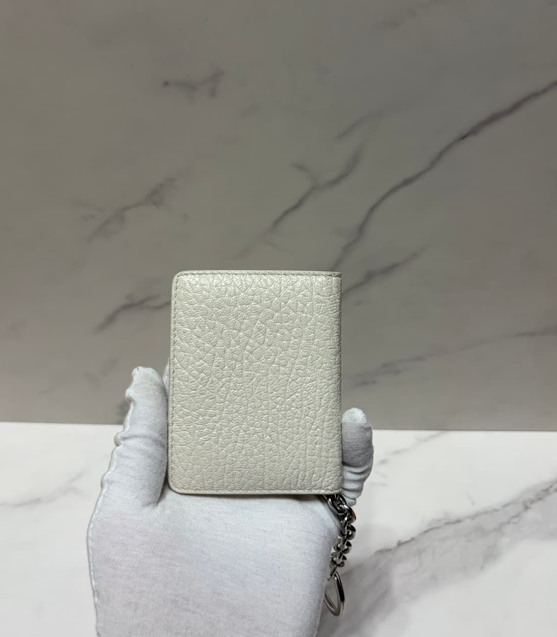 [정품] S급 마르지엘라 키링 카드지갑 아이보리 상품이미지2