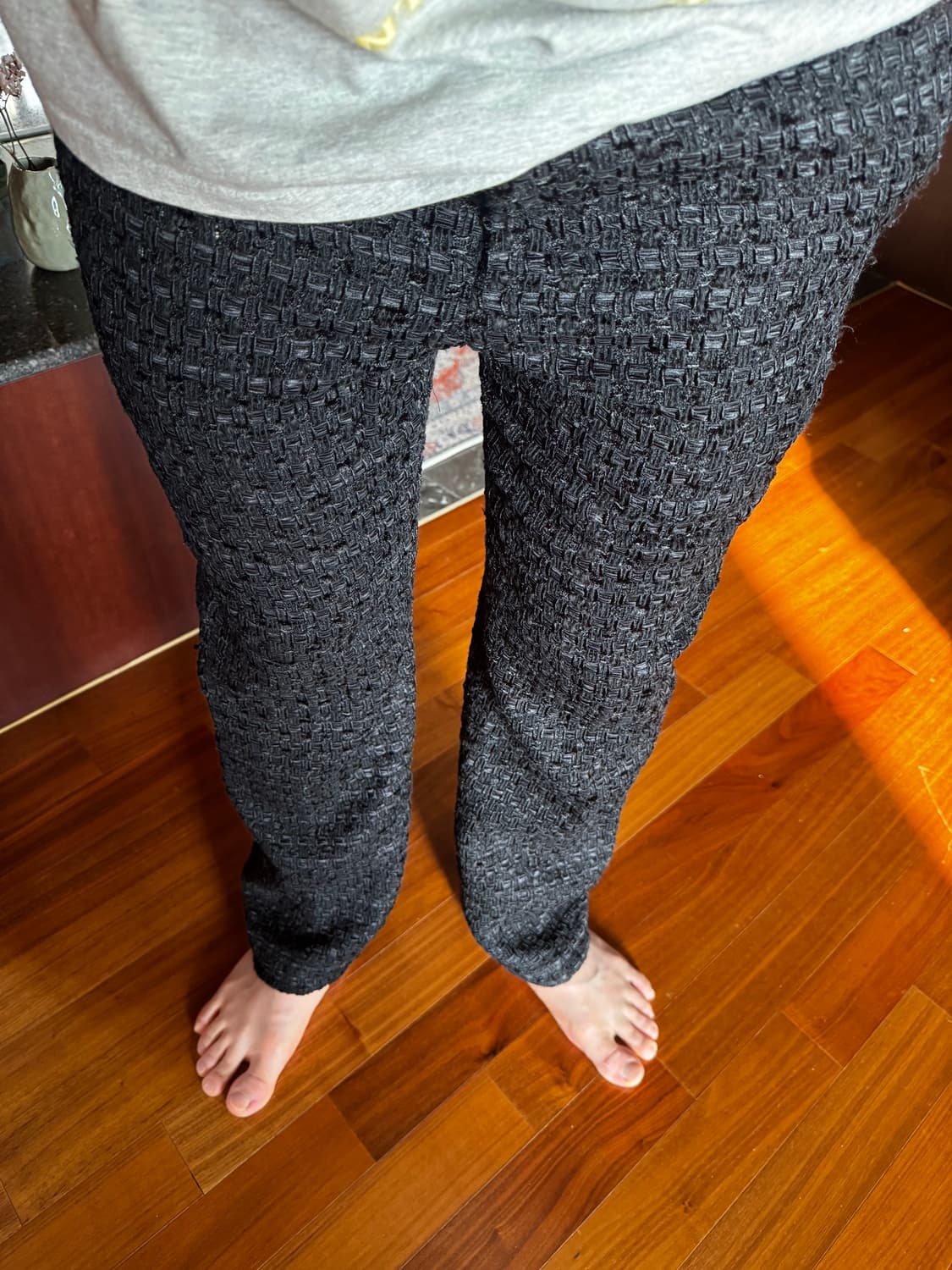 신야 코즈카 트위드 팬츠 M 상품이미지1