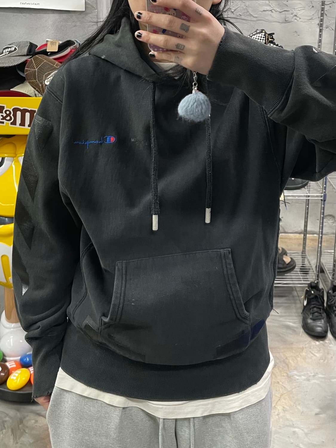 오프화이트 X 챔피온 스웻후드 상품이미지9