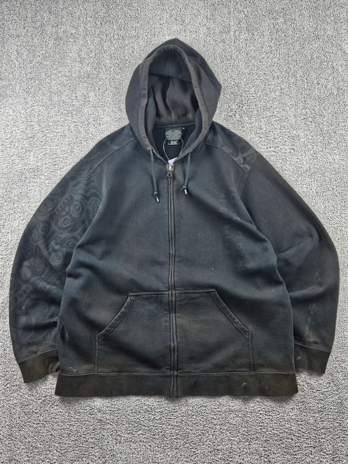 할리데이비슨 바 앤 실드 스컬 스웻 후드 집업 ( XL ) / 11147 상품이미지2