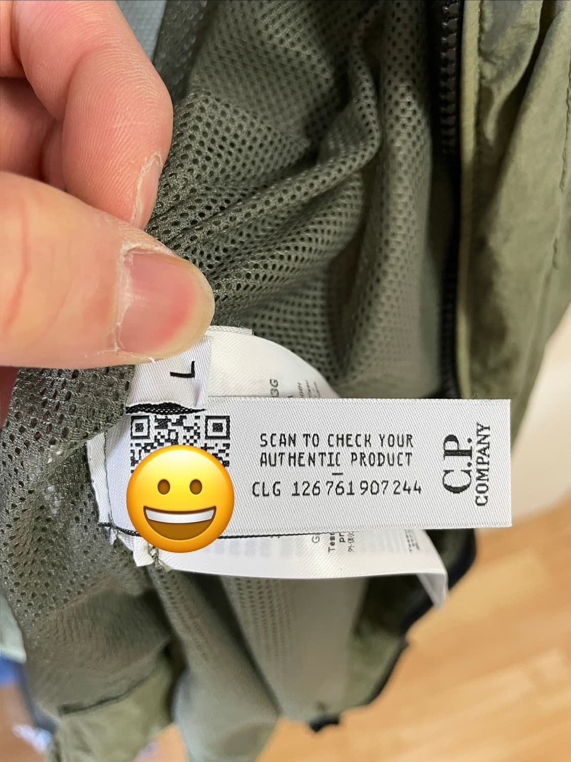 CP컴퍼니 테일론 셔츠 (카키, L사이즈) 상품이미지8