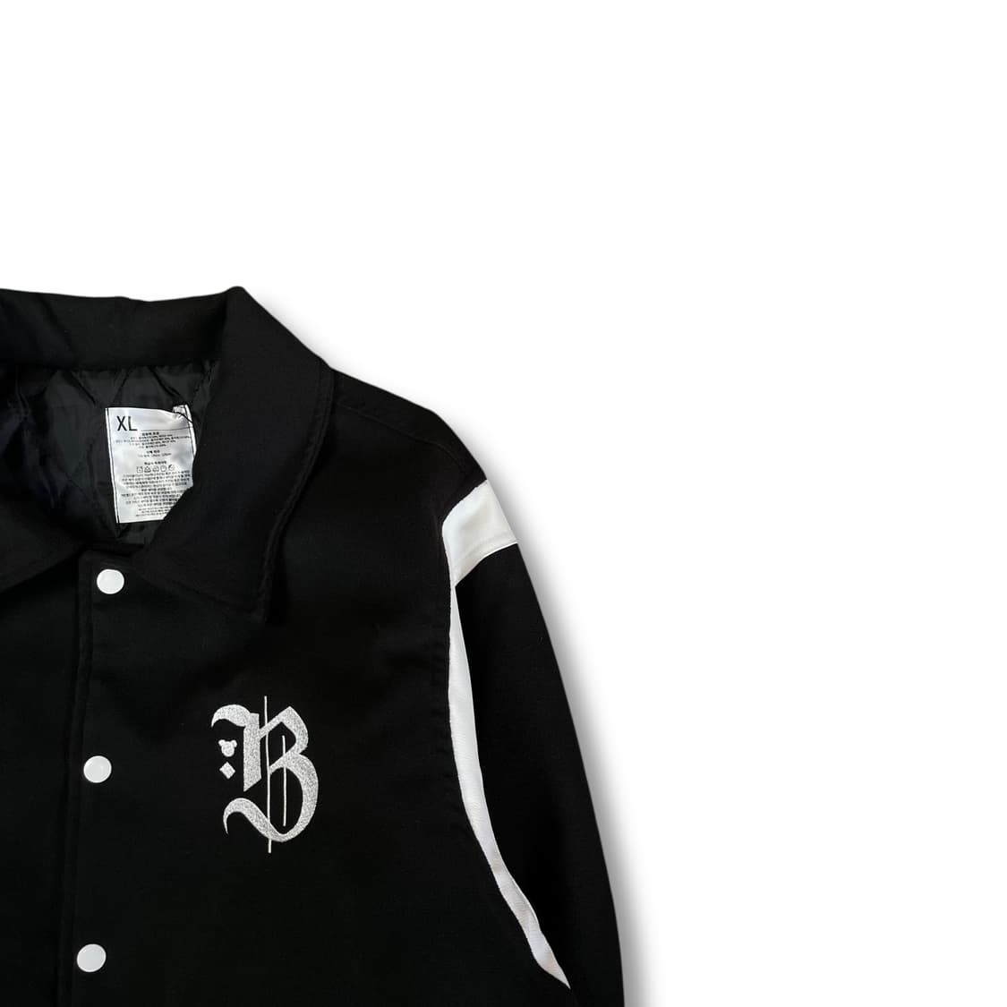  블랙베어 블랙 라인 바시티 자켓 XL 상품이미지2