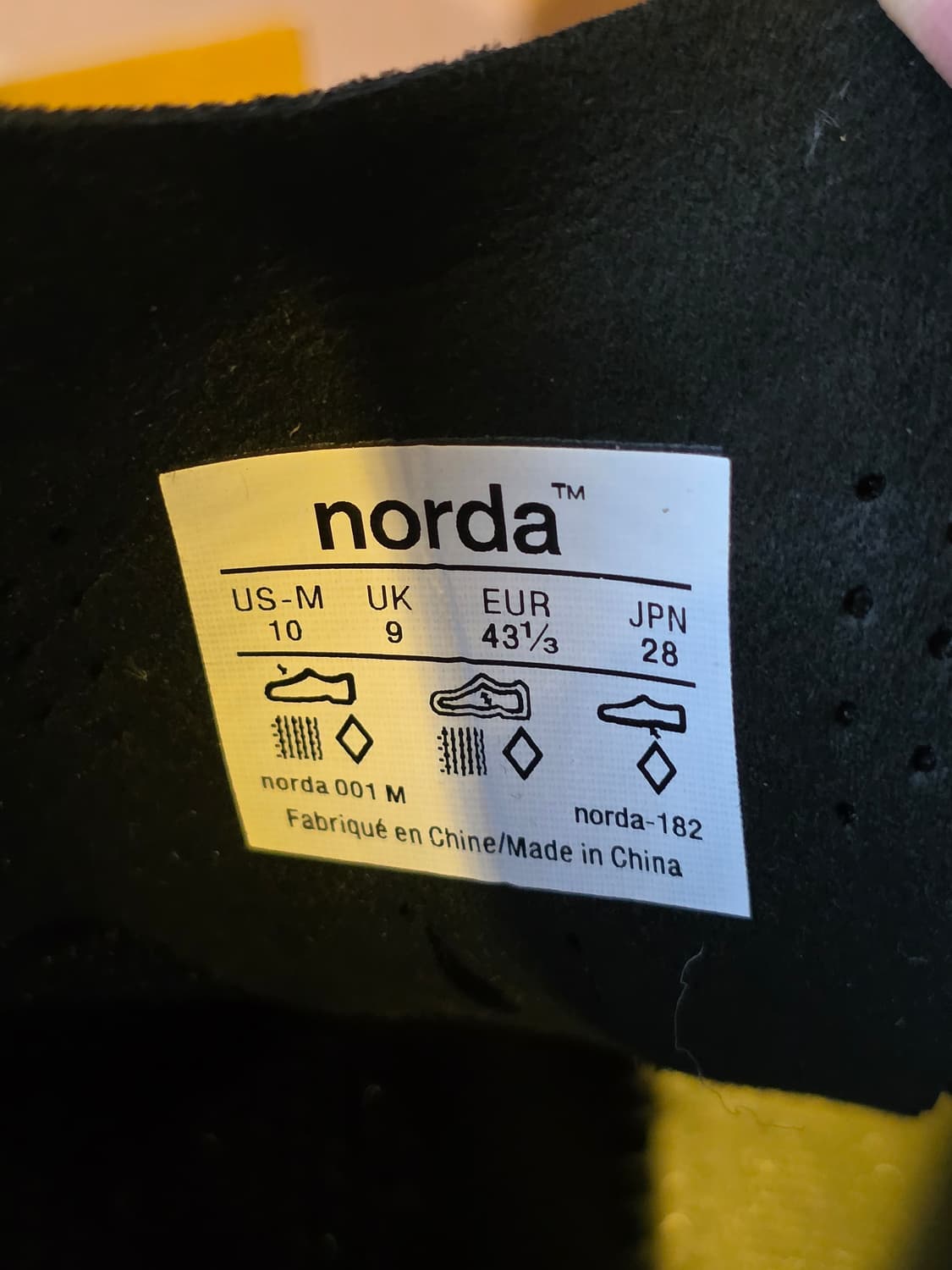 노다 Norda 001스텔스블랙 280 상품이미지5