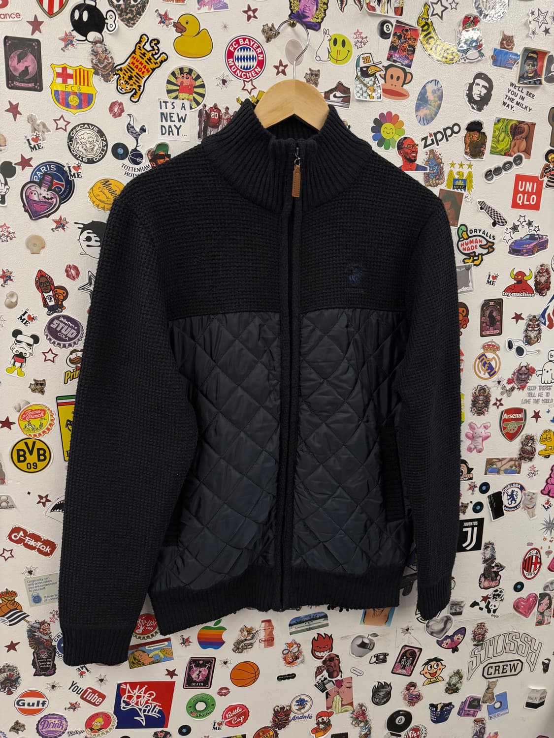 비버리힐스 폴로클럽 퀼팅 니트 M 상품이미지3