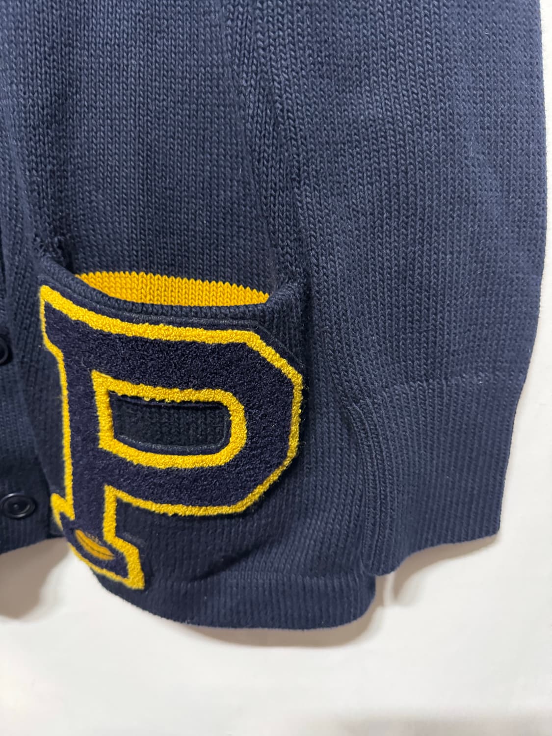 M 폴로 랄프로렌 컬리지 바시티 니트 가디건 상품이미지3