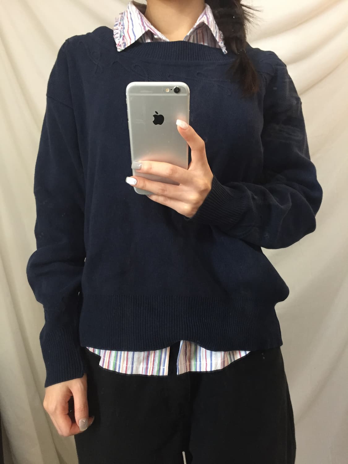 남색 니트 상품이미지8