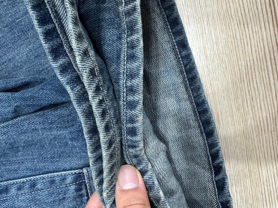 러프사이드 Drape Denim Pants Light Blue 상품이미지3