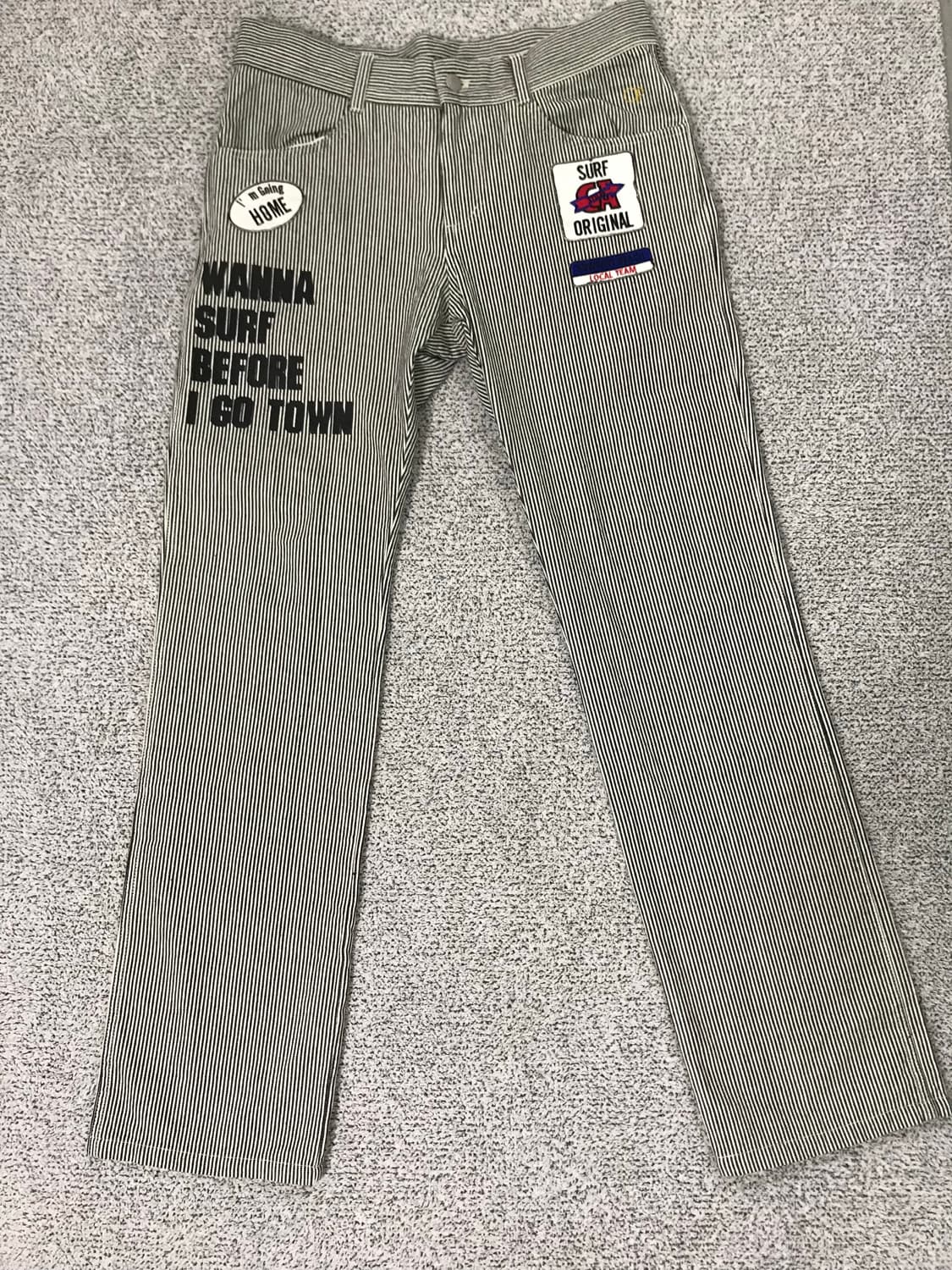 Striped Surf Patch Pants 상품이미지1