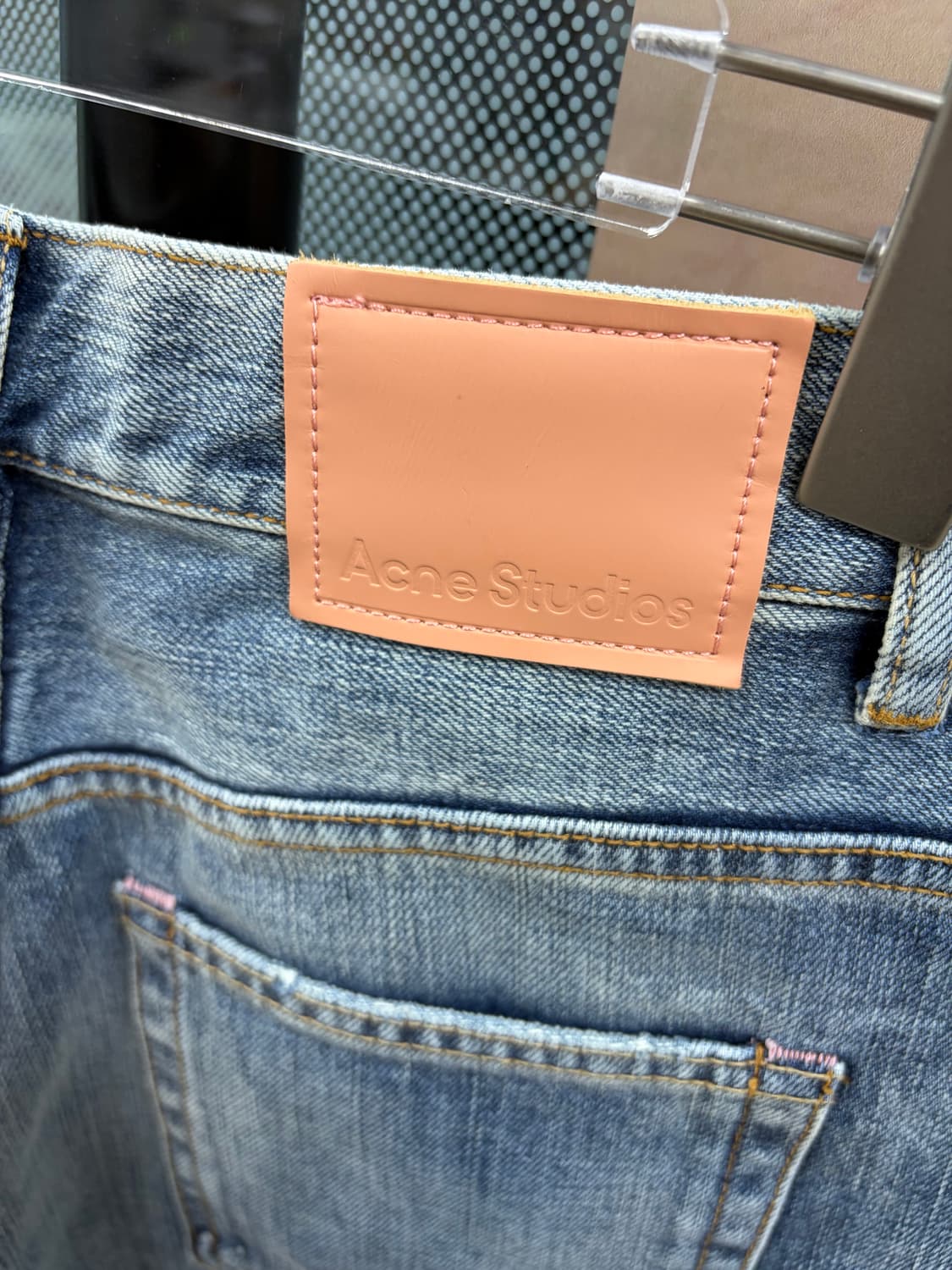 Acne Studios 데미지 청바지 28/30 새거 하이웨스트 상품이미지5