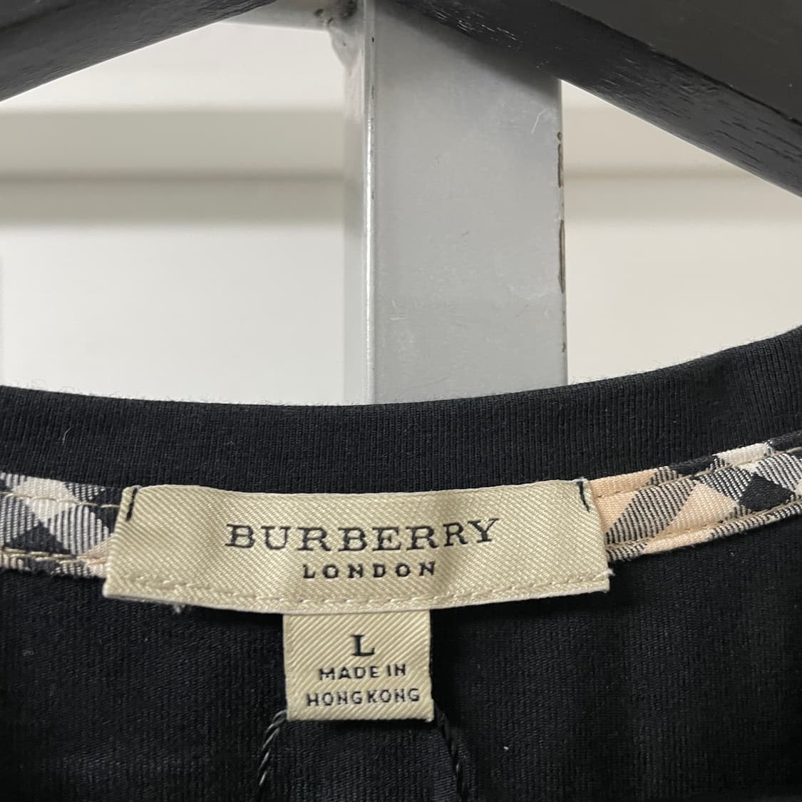 버버리 반팔 티셔츠 블랙 L(W) 상품이미지5