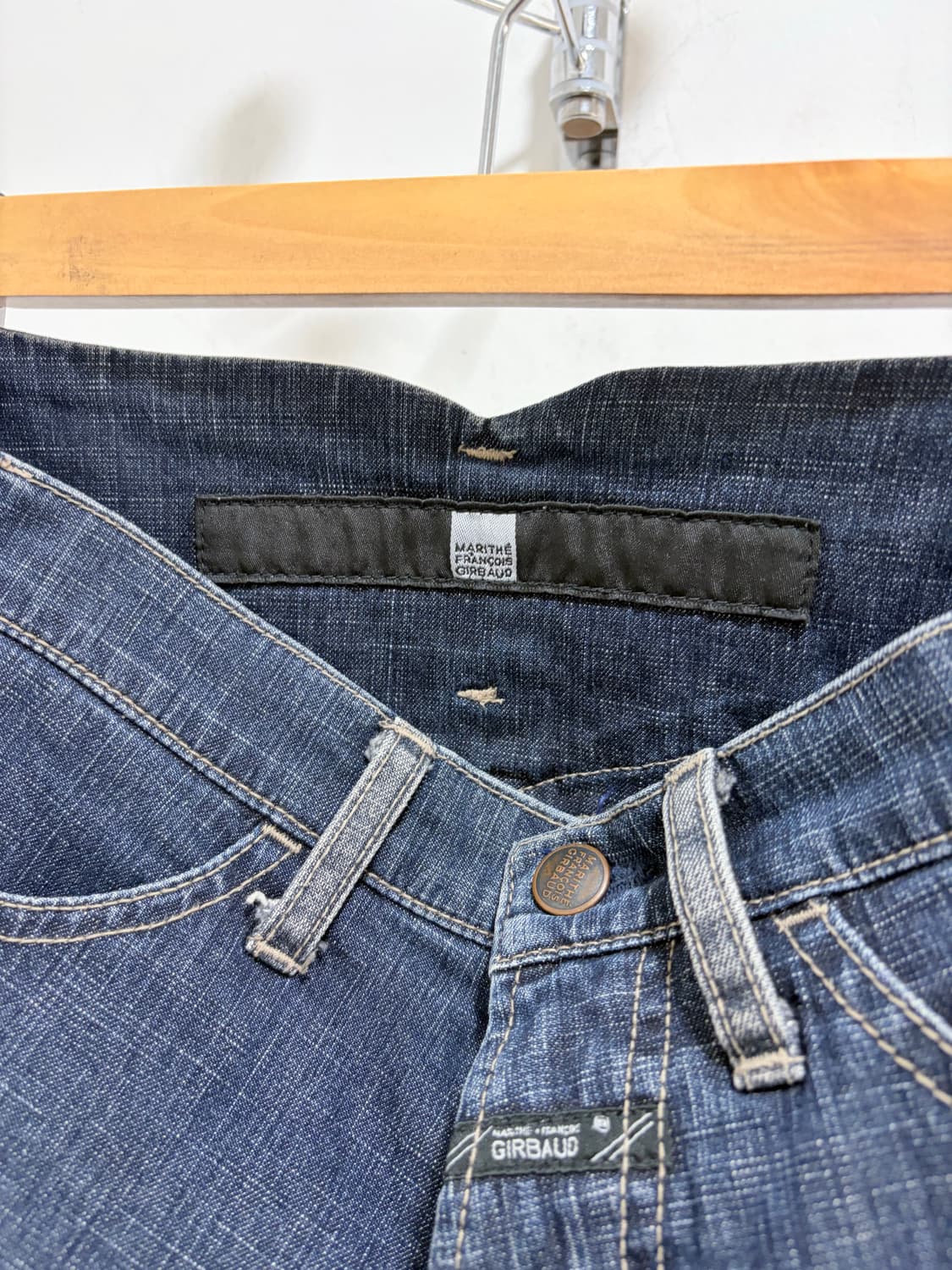 00s 마리떼 프랑소와 저버 데님 카프리 팬츠 상품이미지9