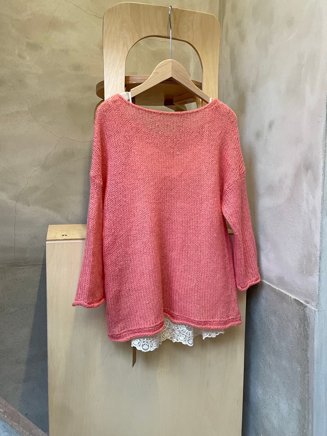 레이 빔즈 레이스 니트 상품이미지2