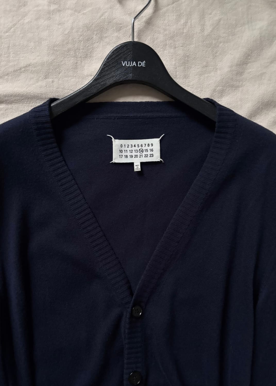 마르지엘라 엘보우 레더 가디건 상품이미지2