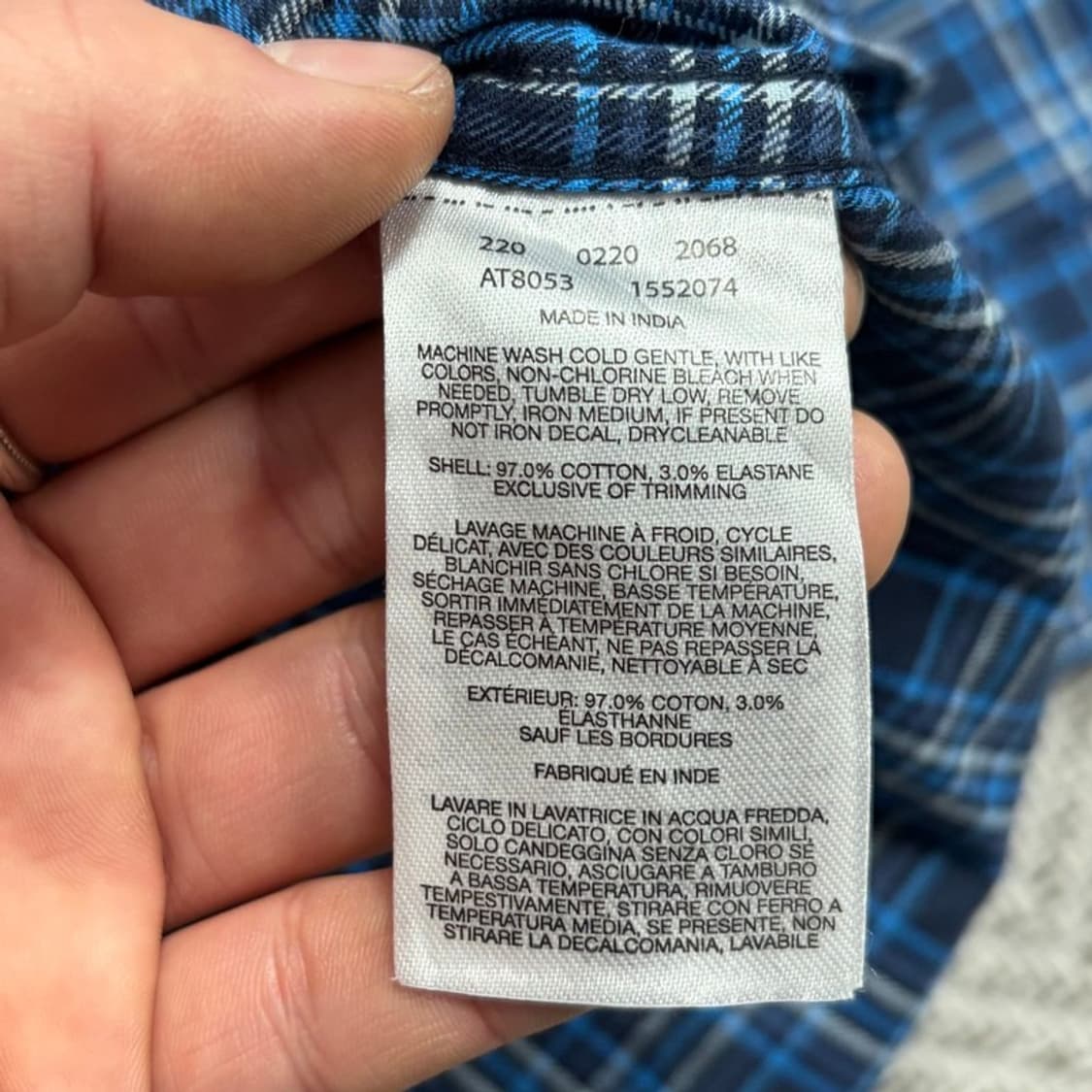 컬럼비아 체크셔츠 v1744  상품이미지6