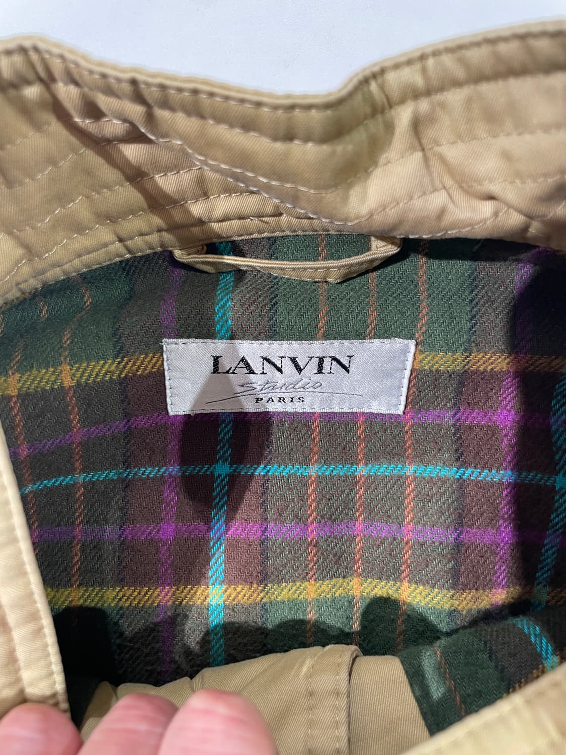 랑방 스튜디오 베이지 LS로고 멀티 버튼 자켓 상품이미지7