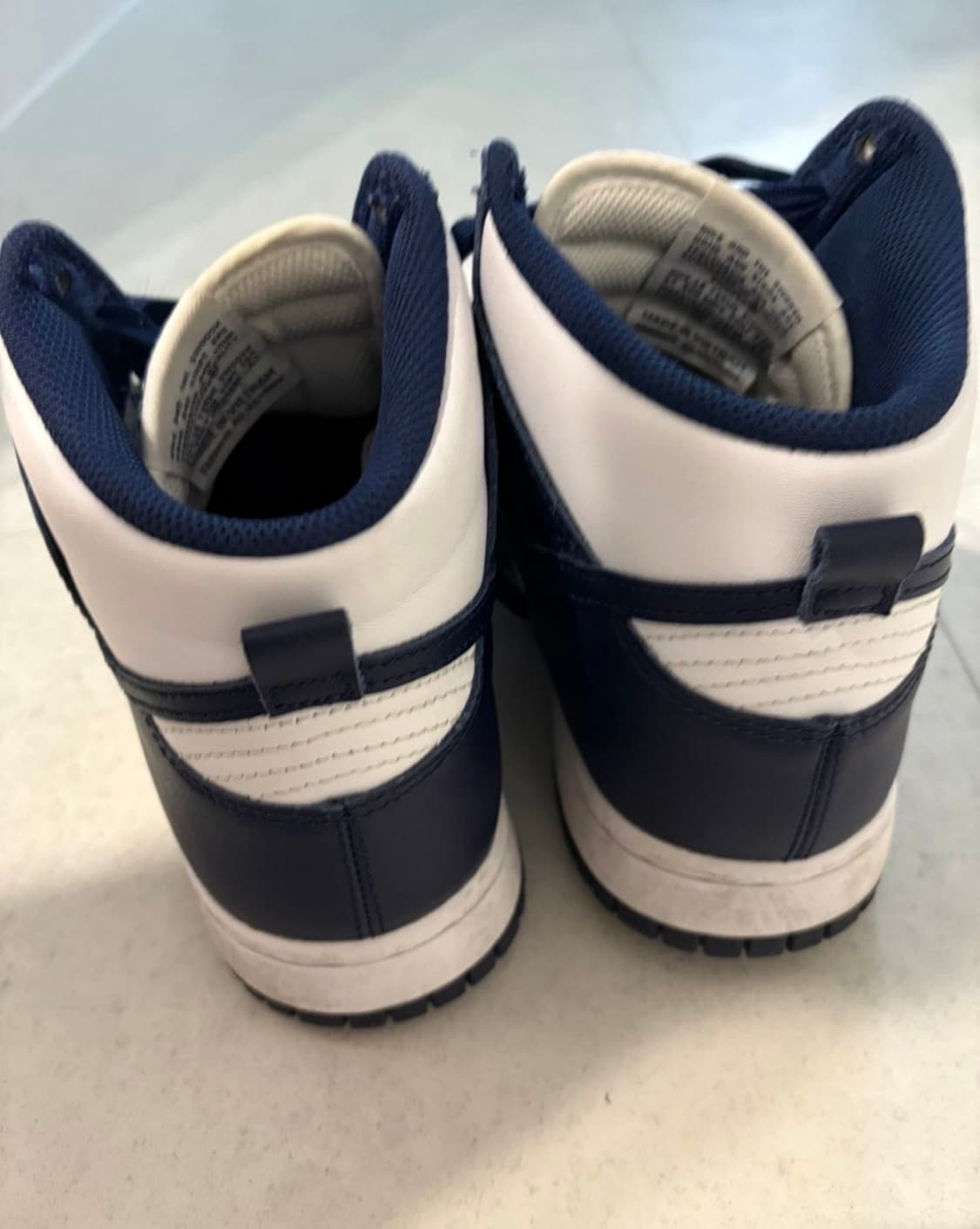 덩크 하이 레트로 네이비  상품이미지2