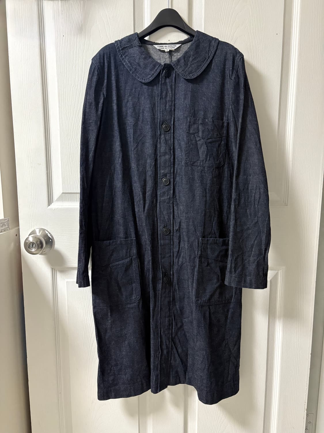 꼼데가르송 진청 데님 셔츠 원피스 상품이미지1