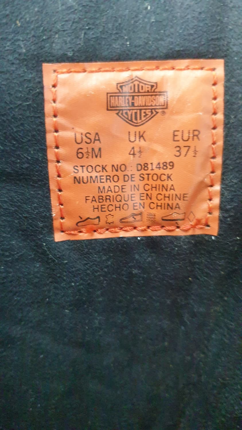 할리데이비슨 블랙 롱 부츠 레이스업 상품이미지6