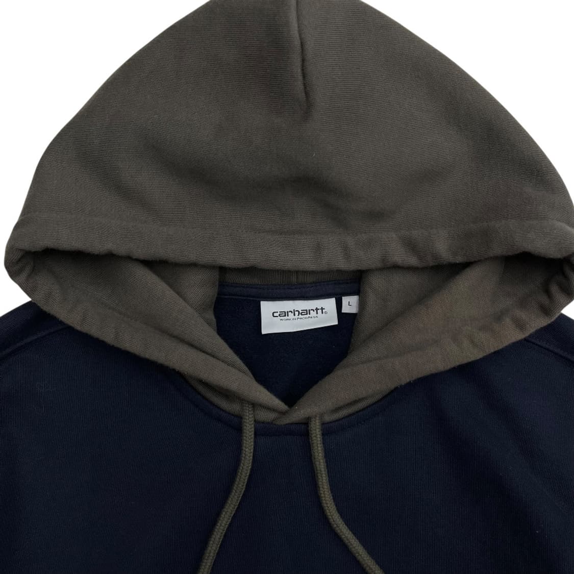 칼하트 네이비 배색 후드 L 상품이미지4