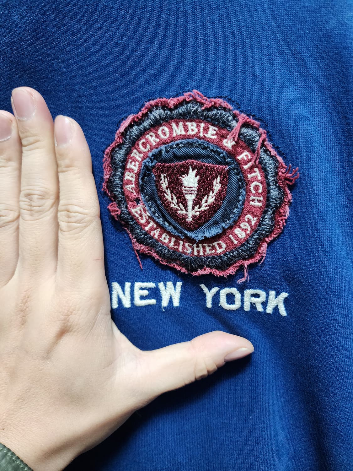 아베크롬비 레터링 머슬핏 긴팔 티셔츠  상품이미지4