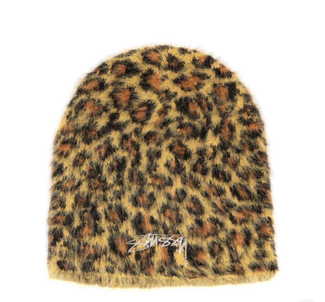 스투시 스컬캡 레오파드 브라운 상품이미지1