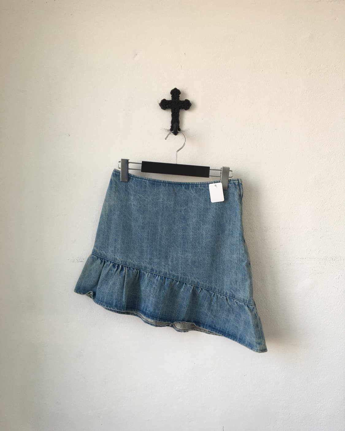 Unbalanced denim skirt 상품이미지2