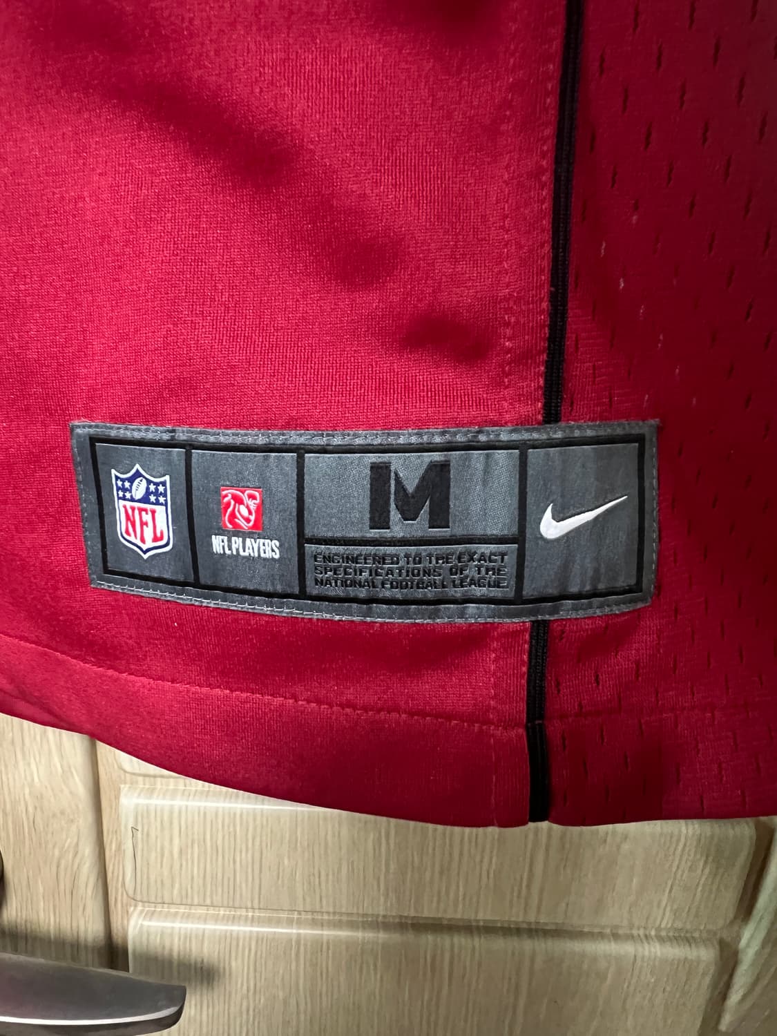 NFL 애리조나 럭비 풋볼 져지 저지 블록코어 상품이미지3