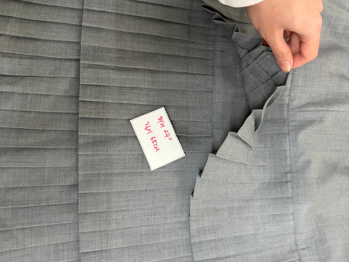 JUNYA WATANABE 꼼데가르송 플리츠 스커트 S 상품이미지3