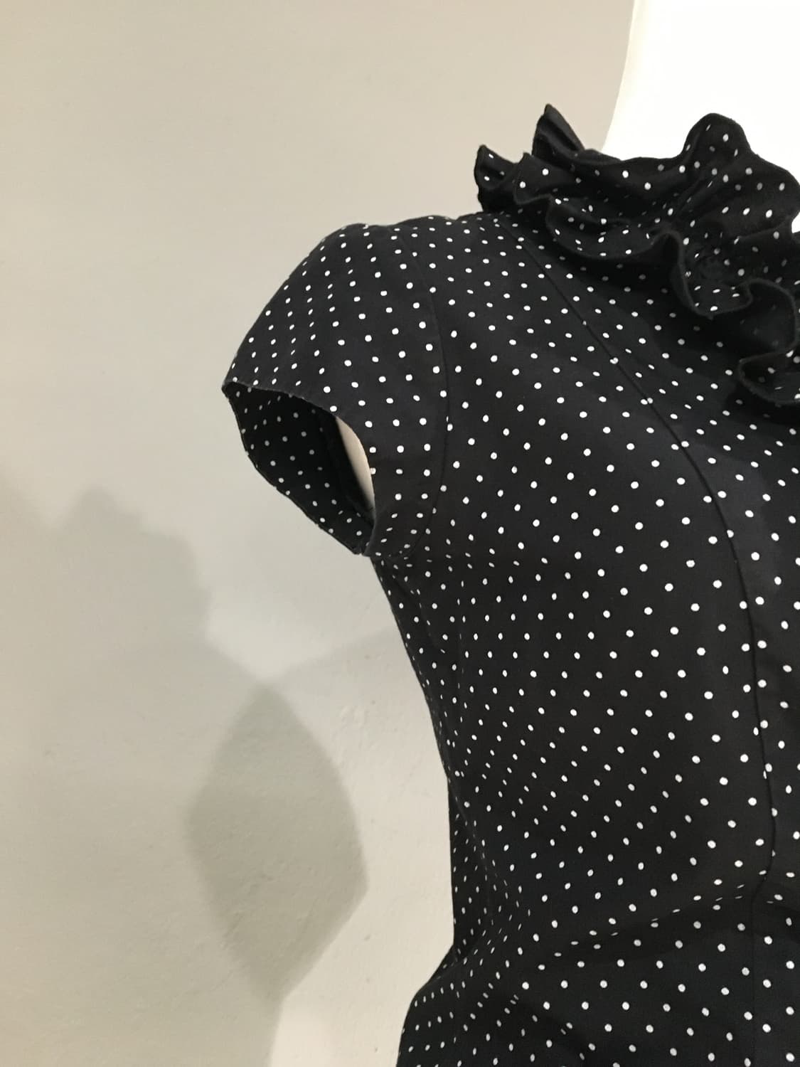 Naracamic dot pattern frill shirt 상품이미지3