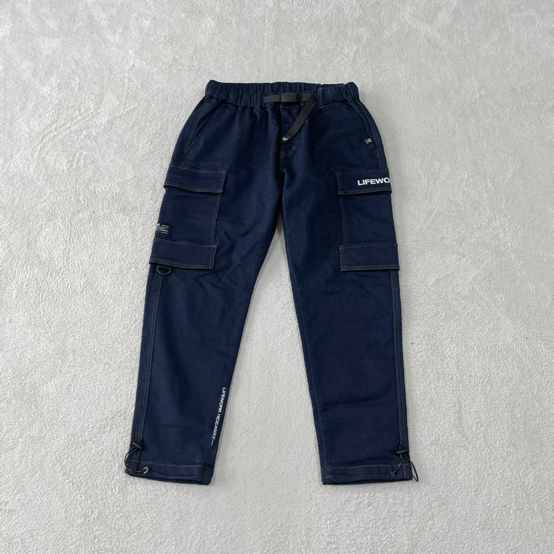 L 라이프워크 데님 카고조거팬츠 바지 상품이미지1