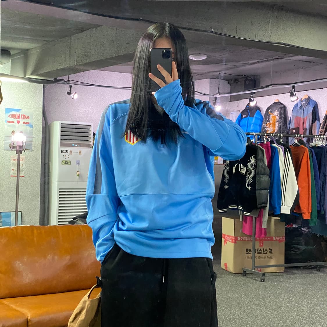 나이키 아틀레티코 마드리드 하프집업 드릴탑 B4016 상품이미지1