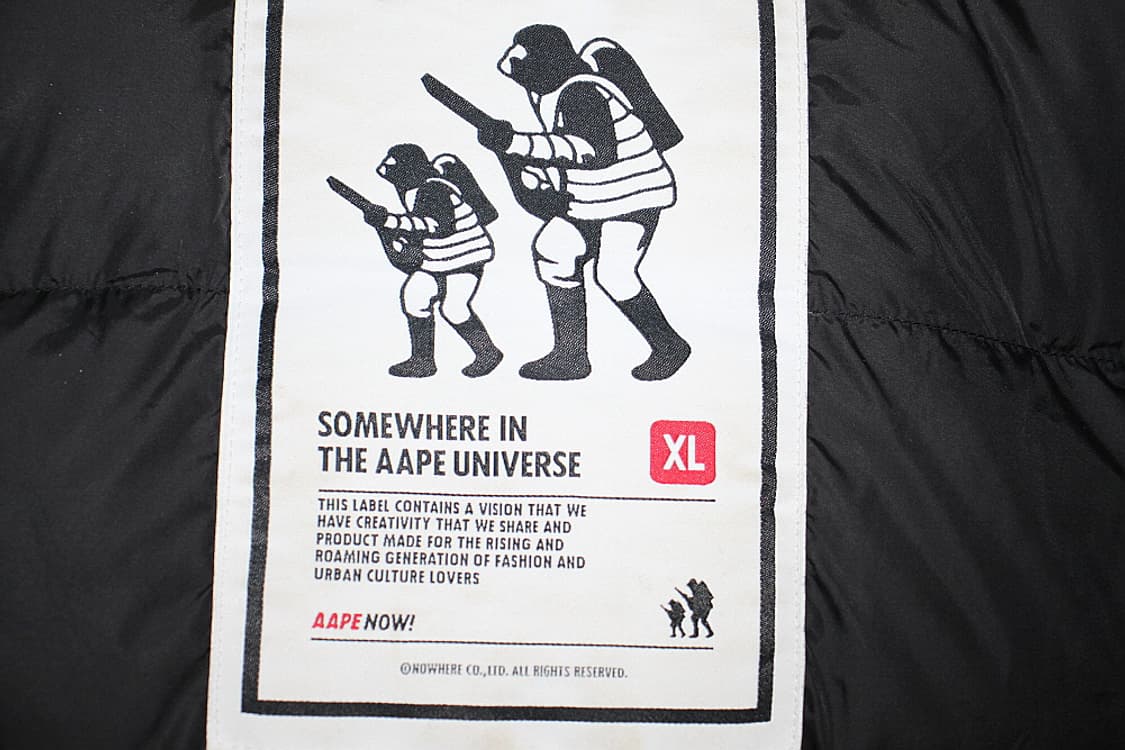 Aafe 베이프에이프 카모플라쥬 패딩(XL) 상품이미지9