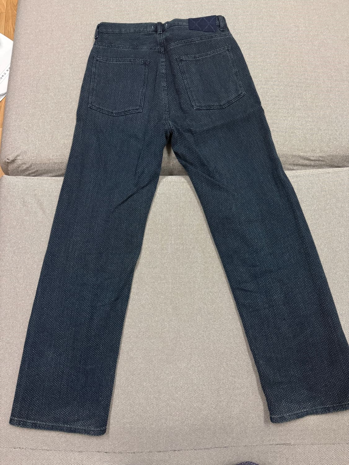 Kibata 사시코 팬츠 올드 블루 상품이미지2