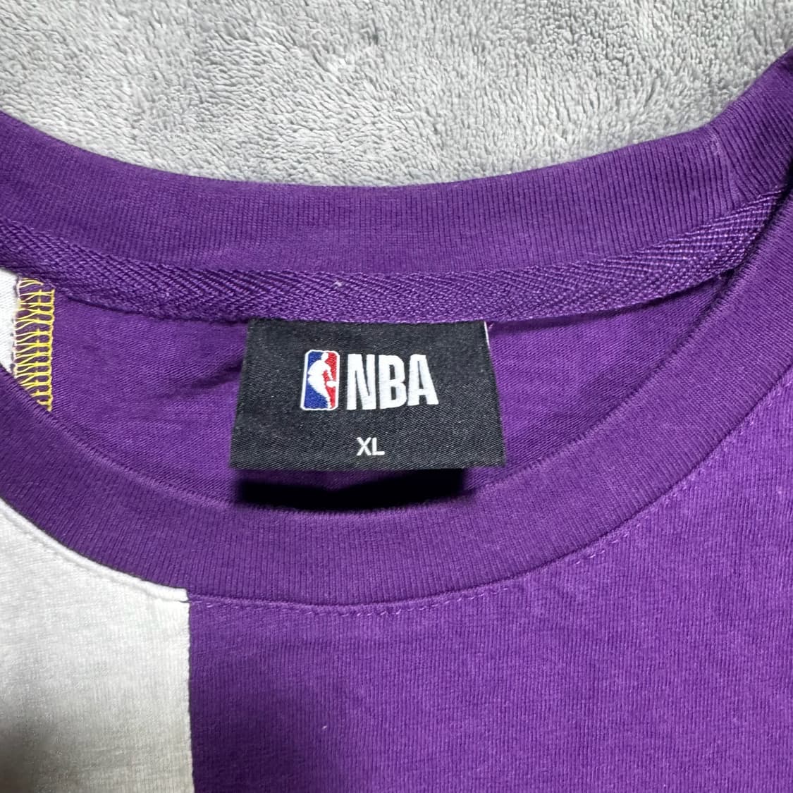 NBA 레이커스 컬러블록 반팔 티셔츠  상품이미지5