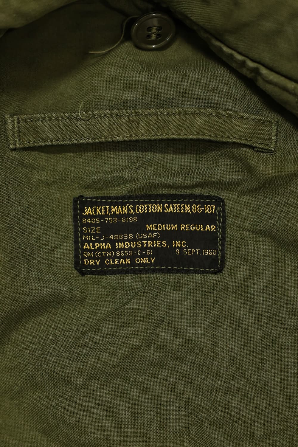 60s 밀리터리 미공군 필드자켓 판매 상품이미지9