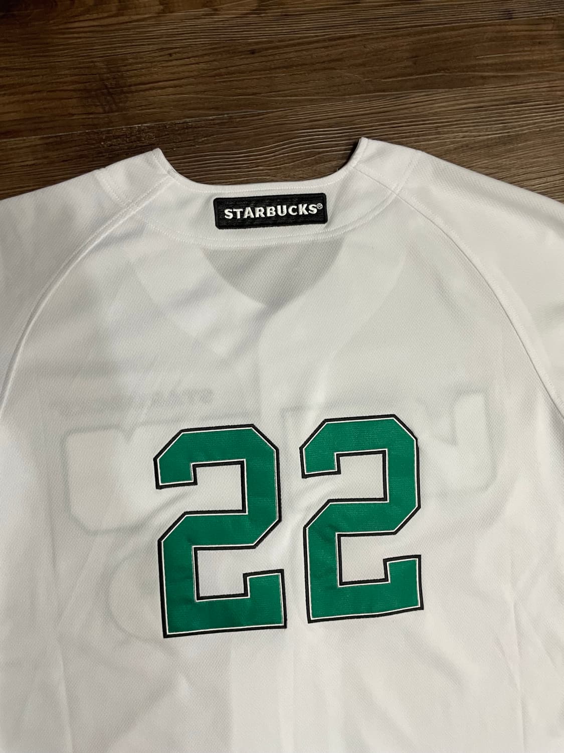 SSG 랜더스 스타벅스 22주년 유니폼 화이트 110 상품이미지8