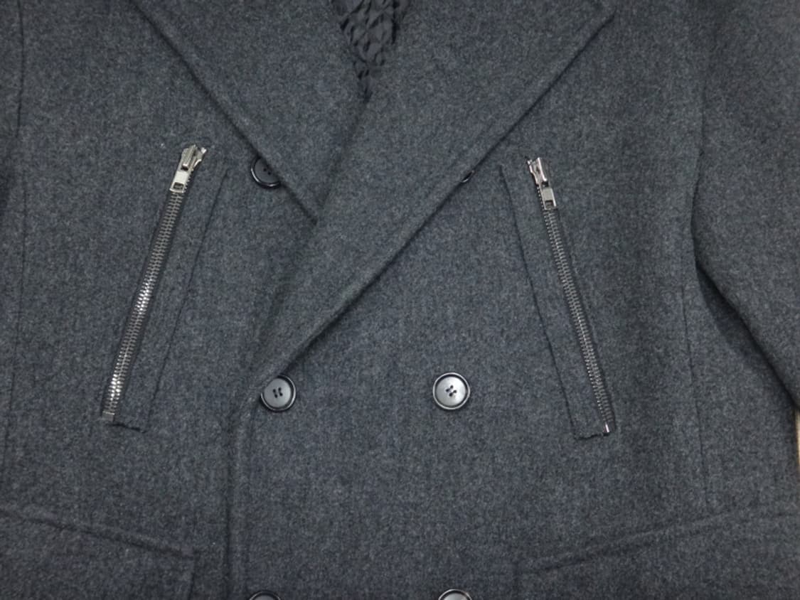 (100) 시스템 SYSTEM 울 캐시미어 혼방 더블 코트 상품이미지5