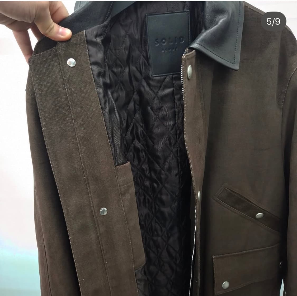 솔리드옴므 / 멀티포켓 워크자켓 브라운 / 48 상품이미지3