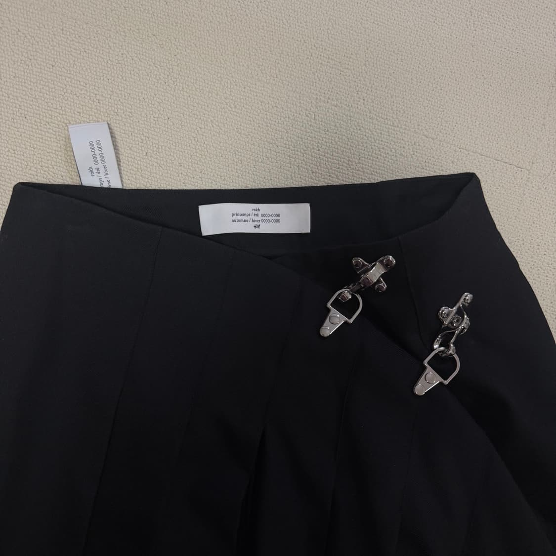 RokhxH&M 콜라보 어시메트릭 스커트 36 상품이미지3