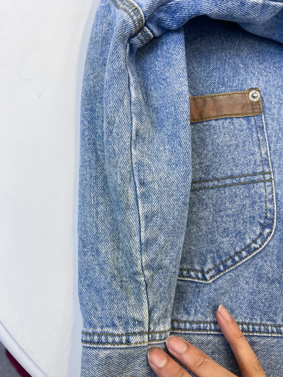 WDR Wonder 90s 라이트 데님 자켓 상품이미지6