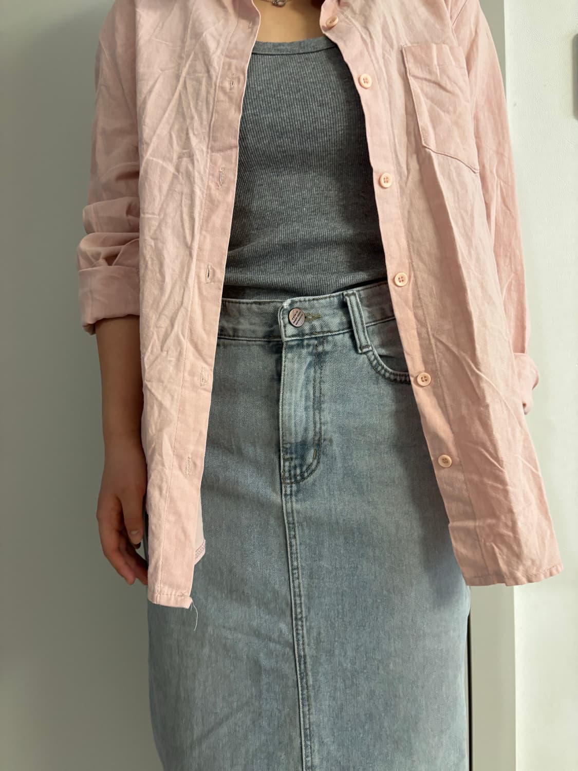 Slowand 슬로우앤드 청스커트 상품이미지1