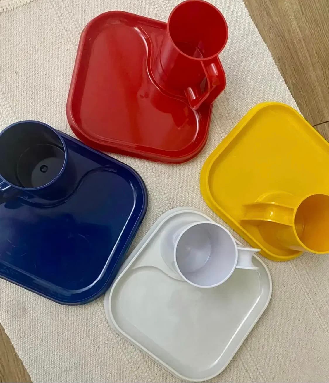 잉그리드 플라스틱 피크닉 세트 4개 상품이미지1