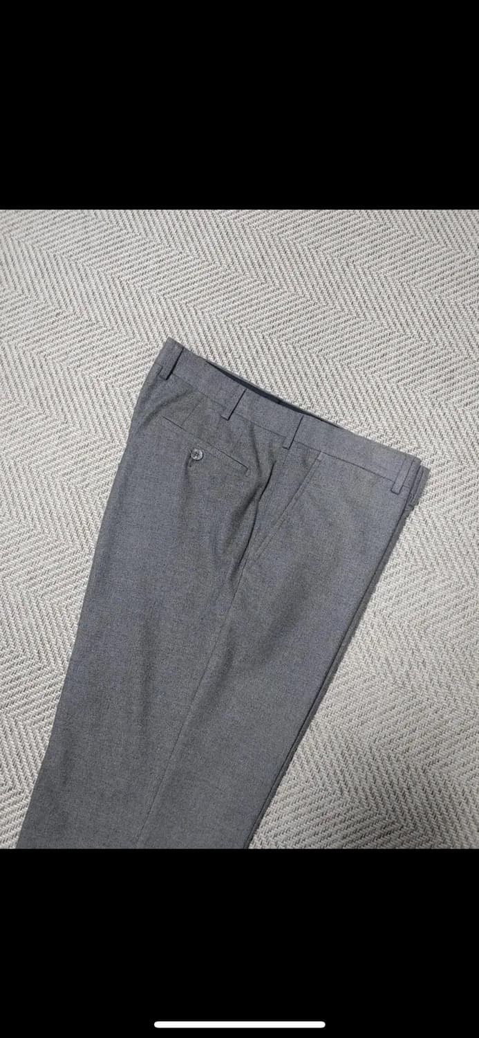 엠포리오 아르마니 이탈리아 메이드 그레이 슬랙스 상품이미지5