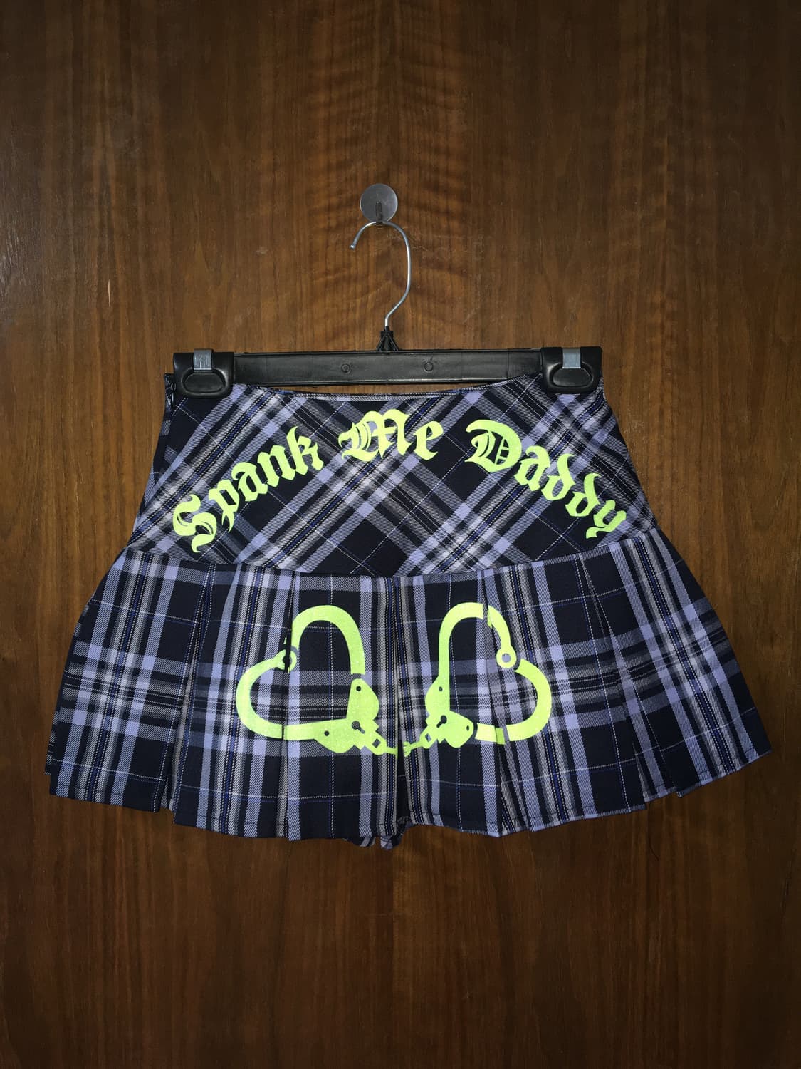 Srrybabe 체크 플리츠 스커트 팬츠 상품이미지1