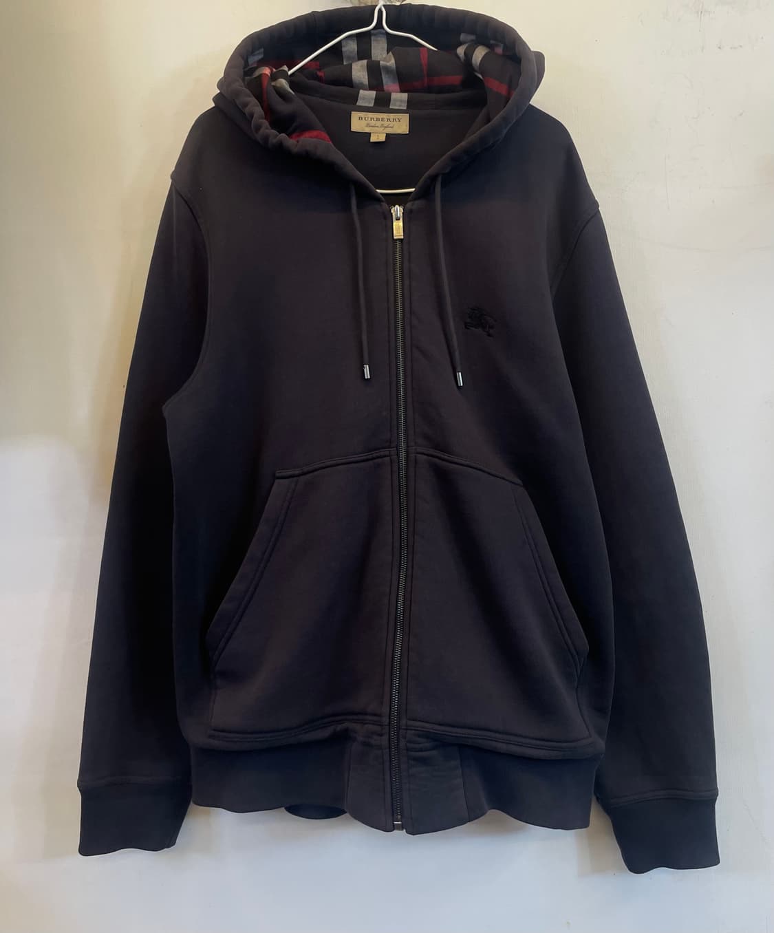 정품 버버리 네이비 후드집업 L:) 상품이미지1